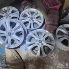 جنوط كروم سوناتا 2012 مقاس 17 اصليه استعمال بسيط جدا