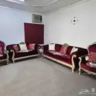 كنب نضيف احمر ملكي 7 أشخاص