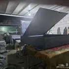 سرير خشب ديكور هيدروليك