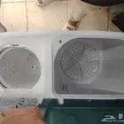 سرير و غسالة للبيع