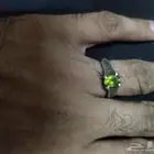 خاتم زبرجرد اصلي اخر حبه 600ريال