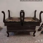 طقم طاولات خشب قوي