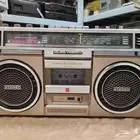 مسجل ناشيونال استريو سماعتين