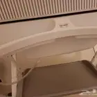 بانيو استحمام مع حصيرة غيار ستاند قابل للطي