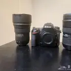 كاميرا نيكون d750 وعدسات