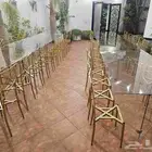 تأجير طاولات كراسي سماعات قهوجيين صبابين