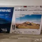 للبيع لعدم الحاجة شاشة prime سمارت 70 بوصة بالكرتون