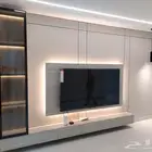 ديكورات داخليه تنسيق مداخل خلفيات شاشه ارضياة باركيه جبس بور