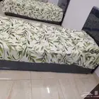 سريرين صندوق بالون الكحلي إستعمال خفيف  باكياسه بدون مراتب