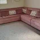 كنب حرف L بحالة جيدة