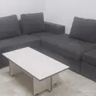 كنب حرف L مع طاولة شاي 400 ريال نهائي بدون فصال