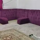 مساند ارضي للبيع 4 في 5 نظيف جدا مع اربع تكايات
