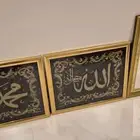 لوحات جداريه...شغل خرز كل القطعه..اسود وملون..ولوحة دهبي