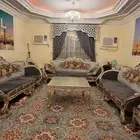 طقم كنب جديد مع كامل الملحقات