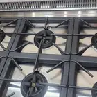 فرن استيل كبير فخار شبه جديد