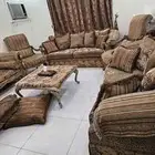 طقم كنب مع ستاره وطاولات ودولاب بسعر400