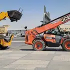 رافعات تلسكوبيه تلي هندر بوم لودر للايجار سفتي حديث 17مترjcb