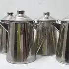 للبيع لقمه ابريق للصوصات وكل شيئ ستانل ستيل هندي  عدد 6 حبات