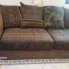 كنب هوم سنتر ثلاثية وثنائية ومفردتين خشب قوي جدا