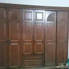 دولاب 6 باب خشب قوي مره نظيف صنعتي السيني 500