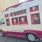 سيارة ايسكريم للبيع موديل 92 مفحصوص مجدد الموقع جده
