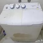 سرير وغساله وفرشه كله شبه جديد البيع لدوعي السفر