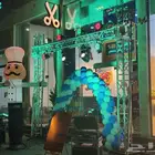 اضاءات اضاءه ملونه كشافات تلوين واجهه تجهيز افتتاحات حفلات