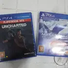 للبيع لعبتين بلايستيشن 4   نظيفة واستخدام بسيط