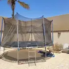 نطاطه ترمبلين في حاله جيده جدا مقاس قطر 4 متر .