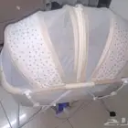 سرير اطفال جديده لم تستخدم غير 15يوم