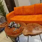 كنب برتقالي مستعمل