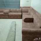 كنب مستخدم شبه جديد للبيع المستعجل. متواجد في الخبراء