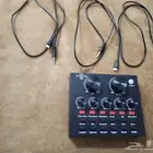 مكسر و سماعه و مايكروفون