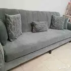 كنب صوفا 3 حبات مقاس كبير كل صوفا تتسع ل 4 افراد