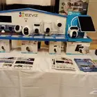 تركيب الكاميرا المراقبة و السنترال.