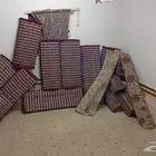 كنب للبيع مع ثنتين فرشات