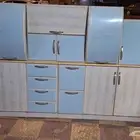 دولاب مطبخ وثلاجه توشيبا 20 قدم