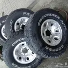 جنوط باترول شاص نيسان سته مسمار اصلي كفرات حجري كوبي مقاس16