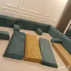 للبيع جلسه ظهر ظغطها 60   10 قطع مع التكيات 4