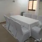 تاجير كراسي طاولات زل خيام سماعات صبابين رجال ونساء