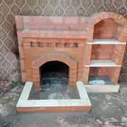 بيوت شعر مشب نار مشب رخام قرميد جمالون تلبيس قماش