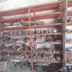 يوجد لدينا مسودع يوجد فيه مكاين وجيرات وروس وصدور وكرتيرات