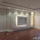 ديكورات بديل شيبورد ورق جدران باركيه وطاولات رفوف خشبية