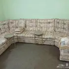 مجلس كنب 12 متر بحاله جيده الموقع رابغ