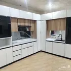 مطابخ المنيوم تفصيل بريد  القصيم750 ريال المتر ( 3 دور )