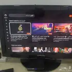 تلفزيون شاشة 32 انش مع رسيفر عادي ورسيفر بي اوت كيو Bout Q