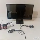 شاشةDELL بوصة27 فل اتش دي لها مدخل اتش دي مع السماعت حقتها