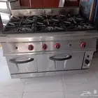 فرن غاز 6 شعلة للبيع