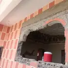 ترميم وتكسير وقلع بلط وتنضيف شقق وترويب بلط