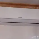 مكيف سامسونج سبليت 18 ألف وحدة مستعمل بحالة الجديد ب1500ريال